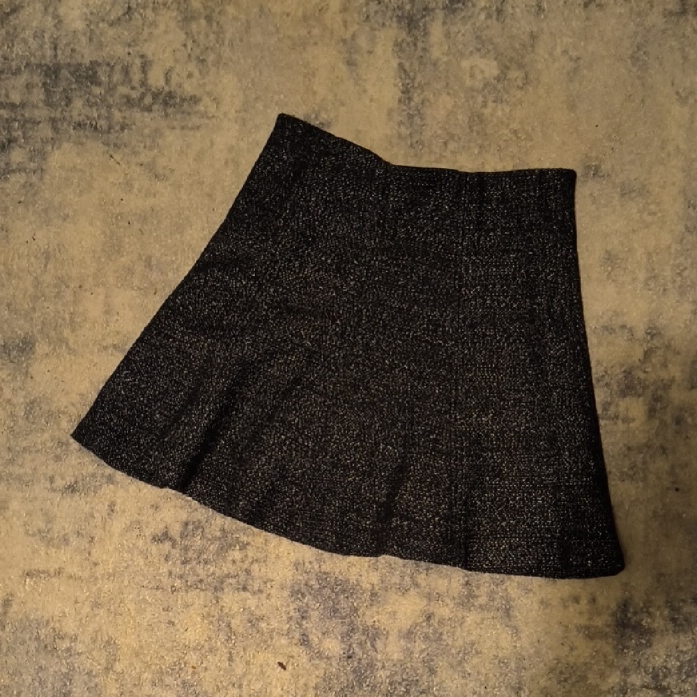 LOFT | Charcoal A-Line Skirt